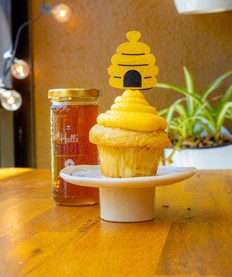 Batch Cupcakery + Hall's Honey have created the Honey Lavender cupcake! Check in on Yelp to snag an unBEElievable discount!