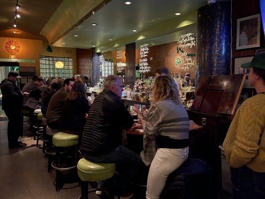 The bar at Tony Nik's