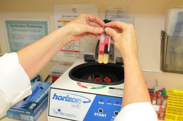 We have on-site lab facilities to handle any tests you may need.