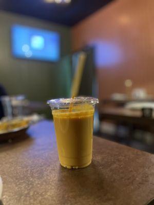 Mango lassi hit the spot