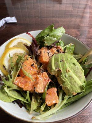 Fabulous spicy salmon bowl!