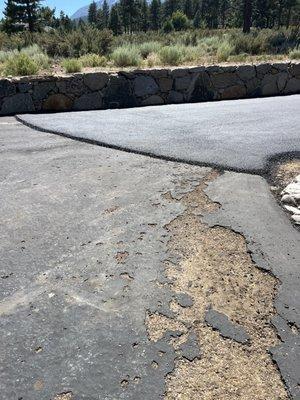 Old vs new asphalt overlay