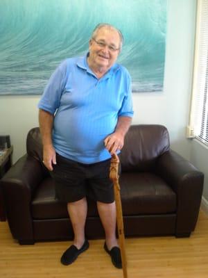 Bev walked with a cane for 4 years and after just a few adjustments he reported that his pain level was down and he no longer...