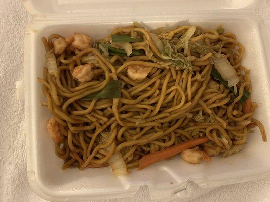 Shrimp lo mein