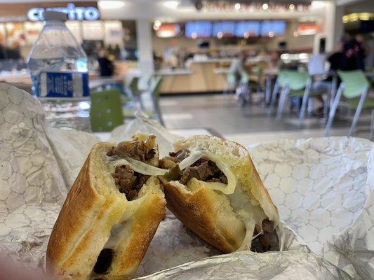 While in Philly, why not have a Philly Cheesesteak from the Earl of Sandwich