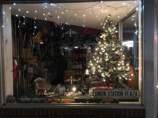 Our annual Holiday Lionel train display for the enjoyment of kids bid and small!