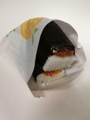 2 spam musubi $6.44+non cash fee $0.34+tax $0.56=$7.34!