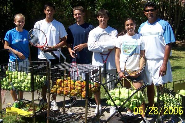 Summer Tennis Youth Program Staff