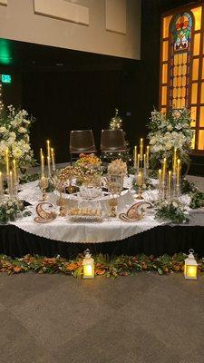 Persian wedding ceremony. Complete soften aghd for rental with flowers as your choice