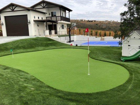 Custom Putting Green and Synthetic Grass custom speed.