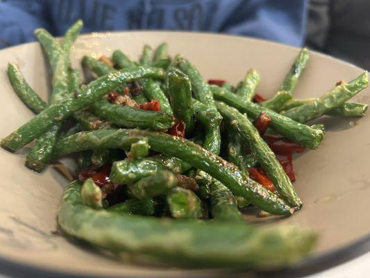 Perfect green beans - so good!