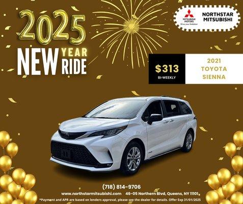 2021 Toyota Sienna
Low financing option available, NorthStar Mitsubishi