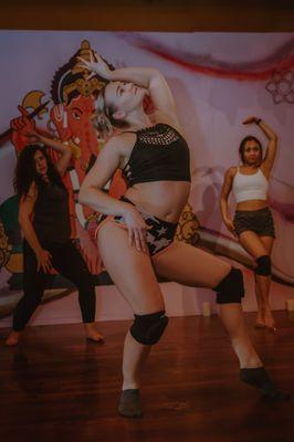 Heels, burlesque, hip-hop, belly dancing and more! Come try any of our dance classes and move with our community