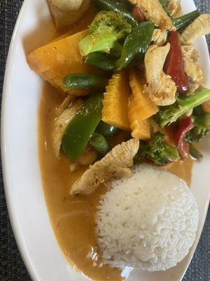 Chicken squash Curry