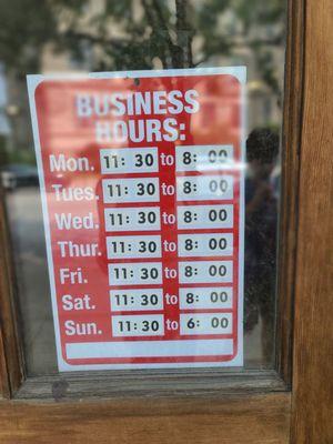 Business Hrs