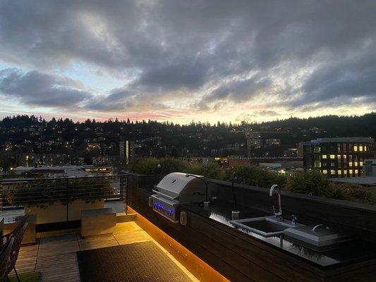 Rooftop Sunset