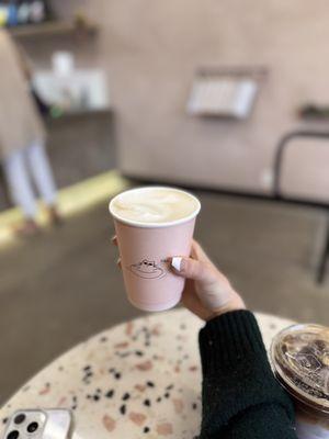 Hot Lavender Latte