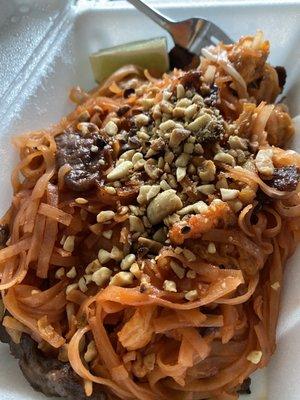 Beef Pad Thai