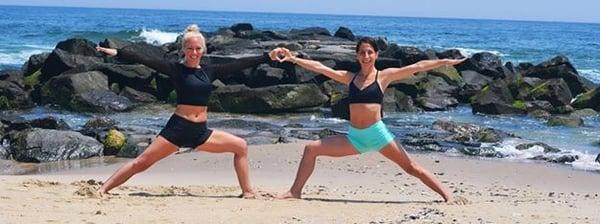 Kick you asana challenge with Julia and Cathy