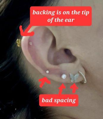 Disappointed with my peircing