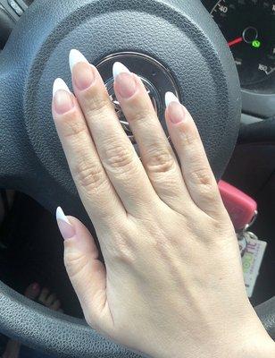 Thick French tips