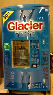 Water machine inside the out door