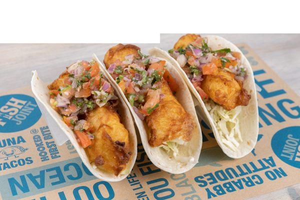 Fish Tacos, Fried Cod