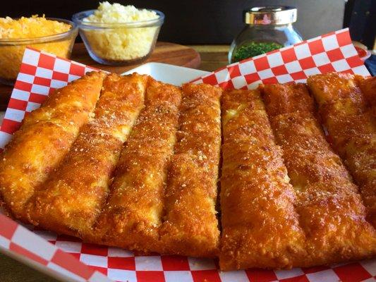 Our fresh dough baked with every cheese we could get our hands on!