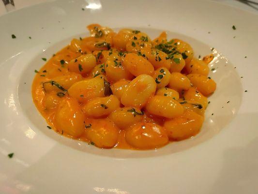 Gnocchi with vodka sauce