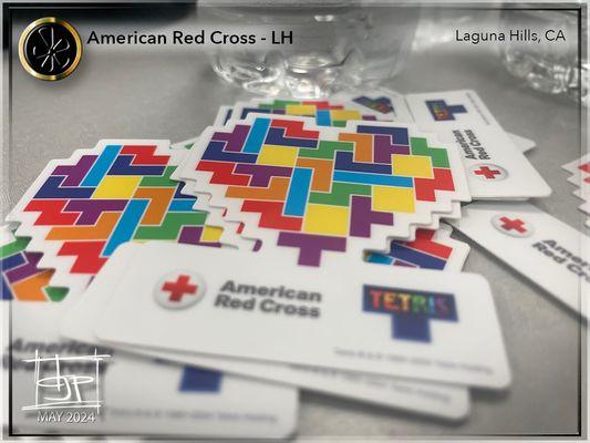 Tetris and Red Cross collaboration