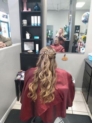 Wedding hair