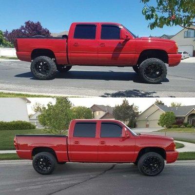 Lift, wheels and Tires