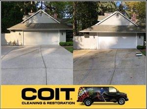 Concrete Driveway Cleaning