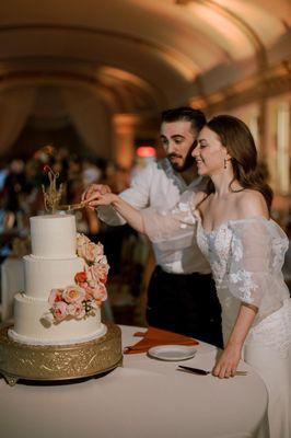 Grand on 10 Cake Cutting - Stage as backdrop