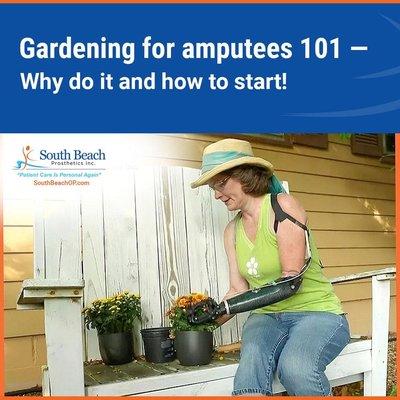 Therapeutic gardening empowers amputees, enhancing well-being through plant engagement, offering accomplishment and inviting sharing.