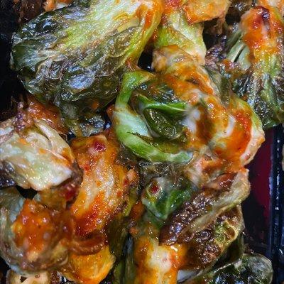 Roasted Brussels sprouts