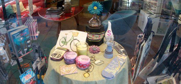 Check out the goodies in the store window!