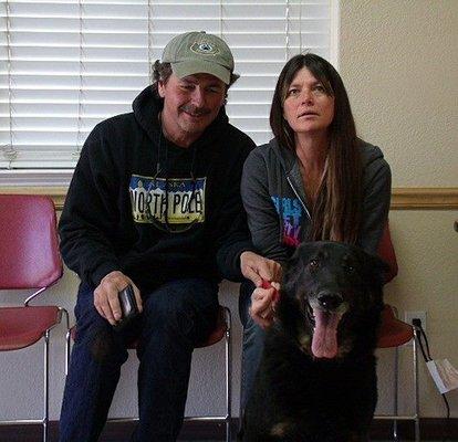 Congrats to sweet Callie dog. Look at your wonderful new family who is going to love you to pieces. Keep in touch doggie