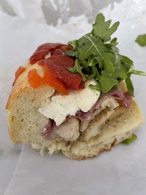 Umbria Sub with added red peppers