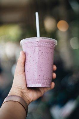 PNW Marionberry Summer Shake made with Snoqualmie Ice Cream