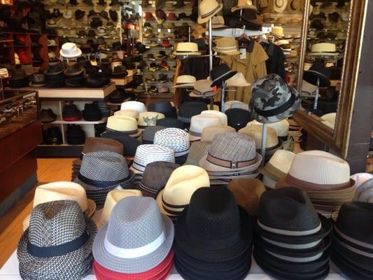 Hats galore! Over 1600.