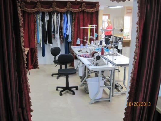 Sewing room