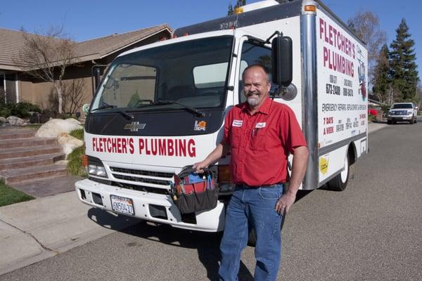 Clint with our Residential Service Truck