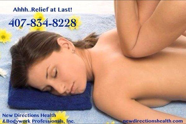 Massage for stress reduction.