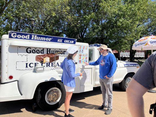 Good humor ice cream. Motor muster 2022