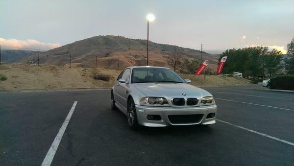 Here is my 2003 E46 M3 that Bruce keeps in shape for me.  I give him credit for it having 125k miles and still running strong.