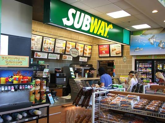 Enjoy a Subway Sandwich while you wait