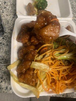 Orange chicken