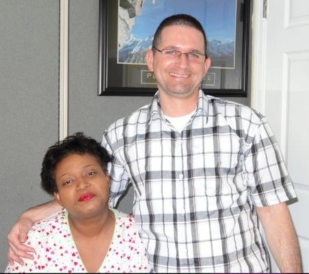 Francoise and Gustavo both nurse clinicians with wide experience in patient care, the people you can count on and trust.