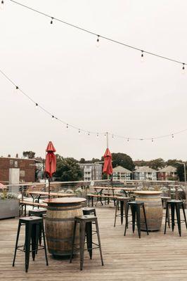 September 2021 wedding - exterior of roof deck. Photo by Bailey Quinlan: www.baileyqphoto.com (@baileyqphoto)